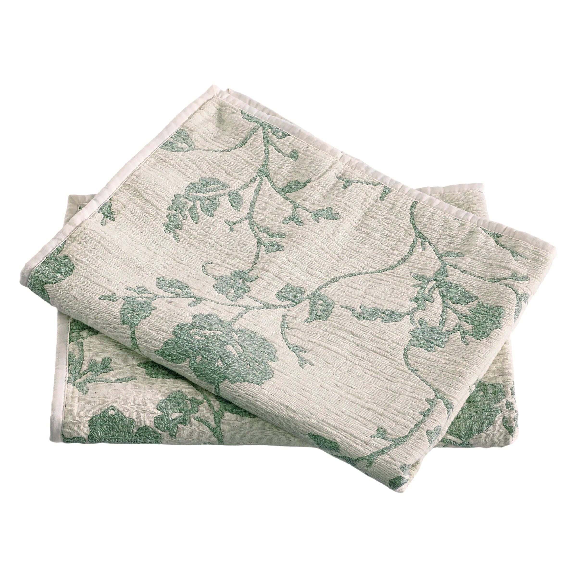 The Pioneer Woman Agatha Floral Gauze Pillow Sham, Standard, Green River, 2 pack