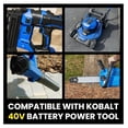 thumbnail image 5 of 40V 8000mAh Replacement Battery, 8.0Ah Li-ion for 40 Volt Tools - Compatible KPM1040A-03, KM-1640-06, KM4040-06 - Cordless Power Tool Battery, 5 of 6