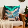 thumbnail image 5 of Christmas Pillow Covers for Decorations Indoor18x18" Christmas Pillow Covers Decorative Pillow Cases with Soft Fabric Hidden Zipper Cushion Covers, 5 of 6
