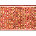 thumbnail image 1 of Ahgly Company Indoor Rectangle Abstract Orange Contemporary Area Rugs, 2' x 3', 1 of 1