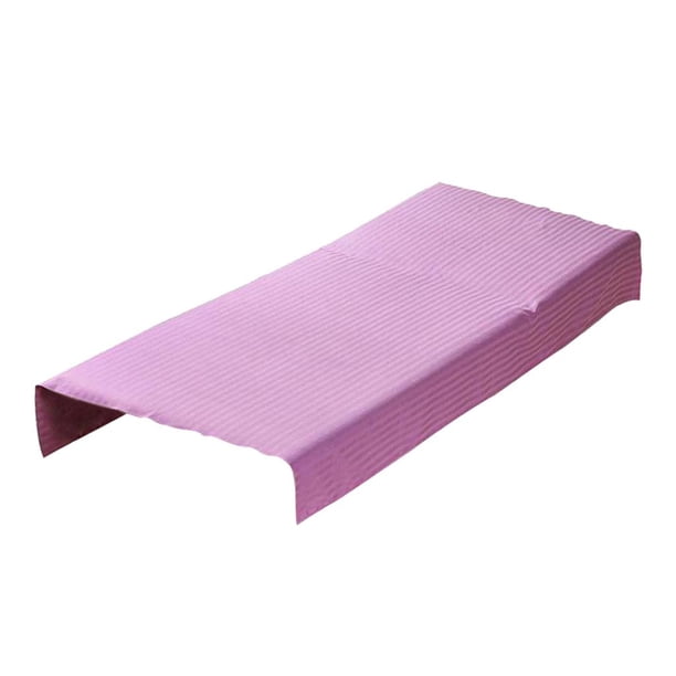 Funda de algodón suave de color morado para camilla de masajes, salón de belleza, spa 80x200cm
