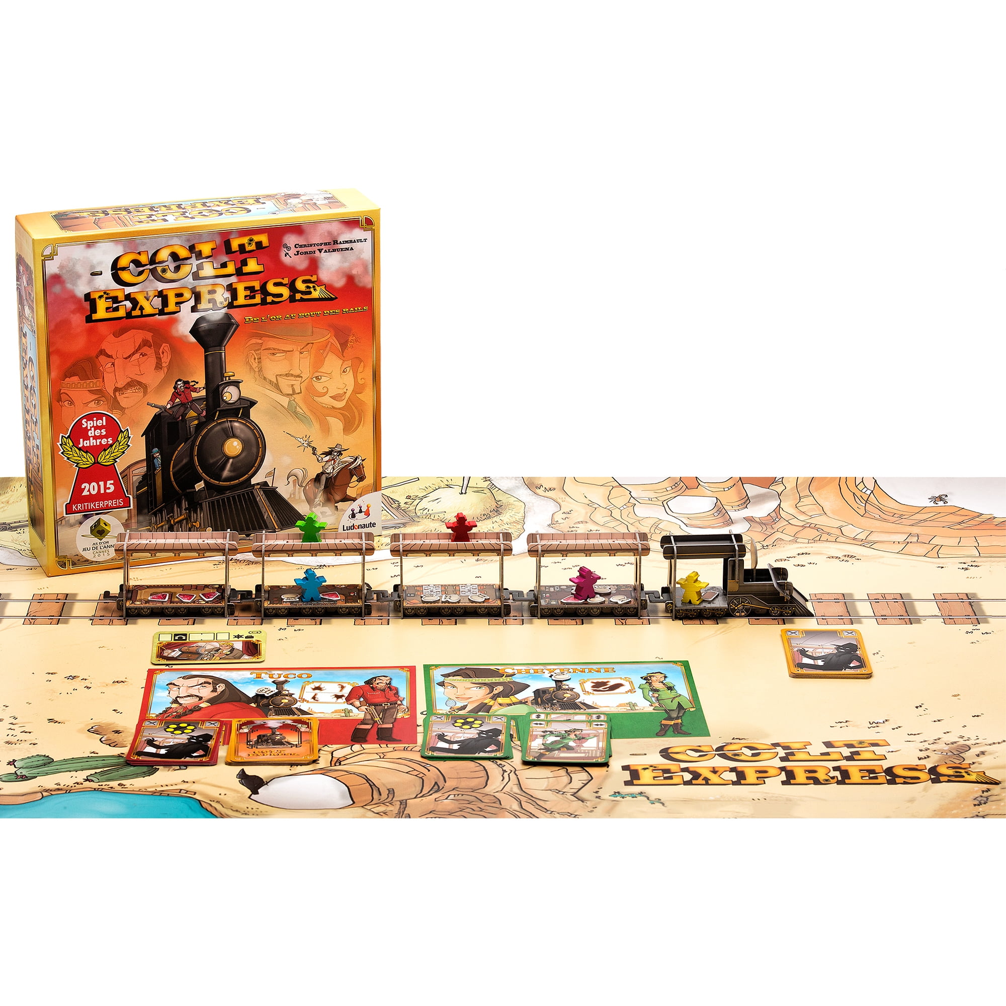 COLT EXPRESS Multiplayer Family Strategy Board Game 2017 Award Winner SEALED