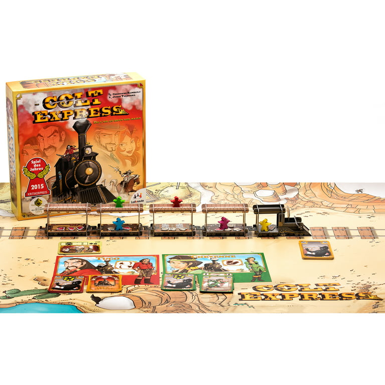 Colt Express BIG BOX Board Game - Base Game, Expansions, and New Bandit  Included! Wild West Adventure Game, Strategy Game for Kids & Adults, Ages  10+