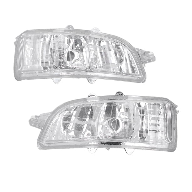1 par de lentes de luz indicadora de espejo delantero, cubierta transparente de repuesto para S80 II AS 124 2007-2013