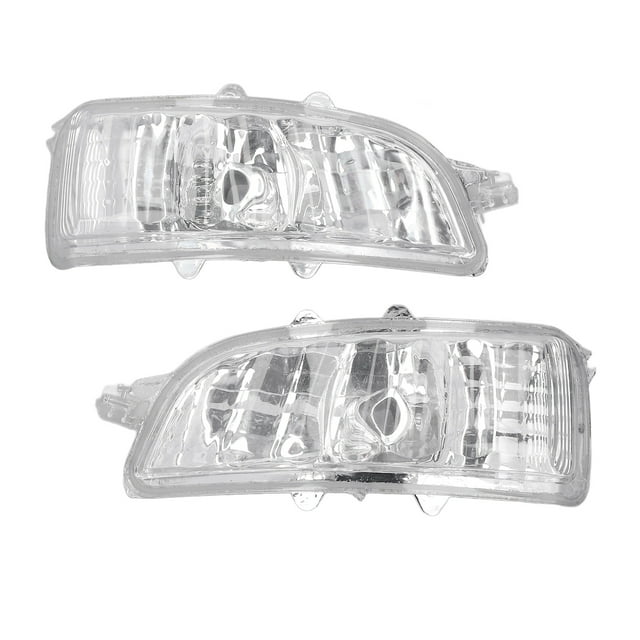 1 par de lentes de luz indicadora de espejo delantero, cubierta transparente de repuesto para S80 II AS 124 2007-2013