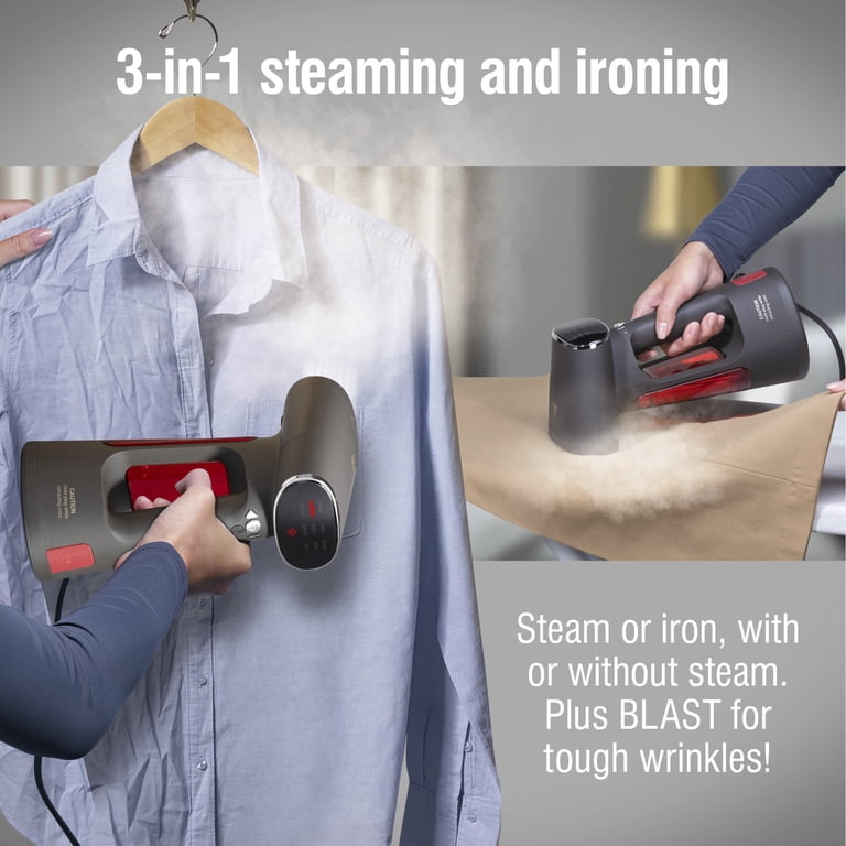 CHI, Digital Steamer, 9 Fabric Settings, Retractable 8 ft. Cord