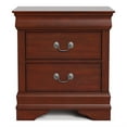 thumbnail image 5 of Furniture of America Arabella Wood 5-Piece King Bedroom Set in Cherry, 5 of 20