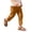 Brown, variant on JOANKDMI Boys Cotton Linen Casual Pants Lightweight Elastic Waist Trousers Loose Fit Cropped Ankle Pants for Kids Summer Beach Vacation Lounge Wear with Pockets