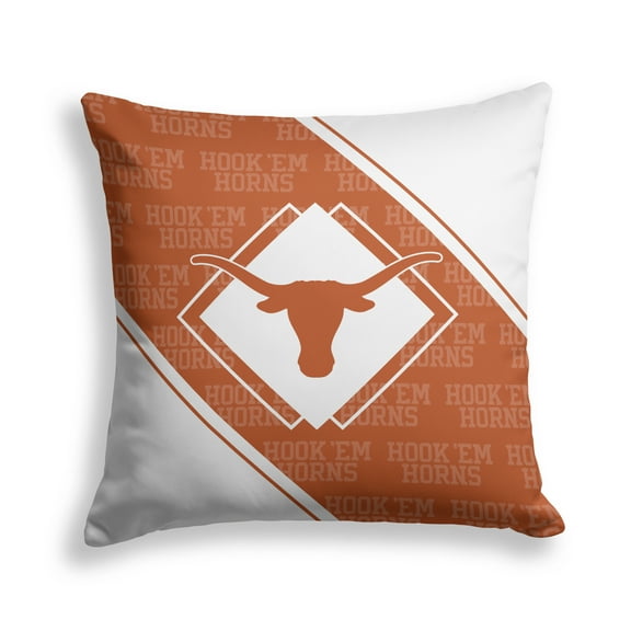 Pegasus Texas Longhorns 18" x 18" Diamond Boxed Decor Pillow