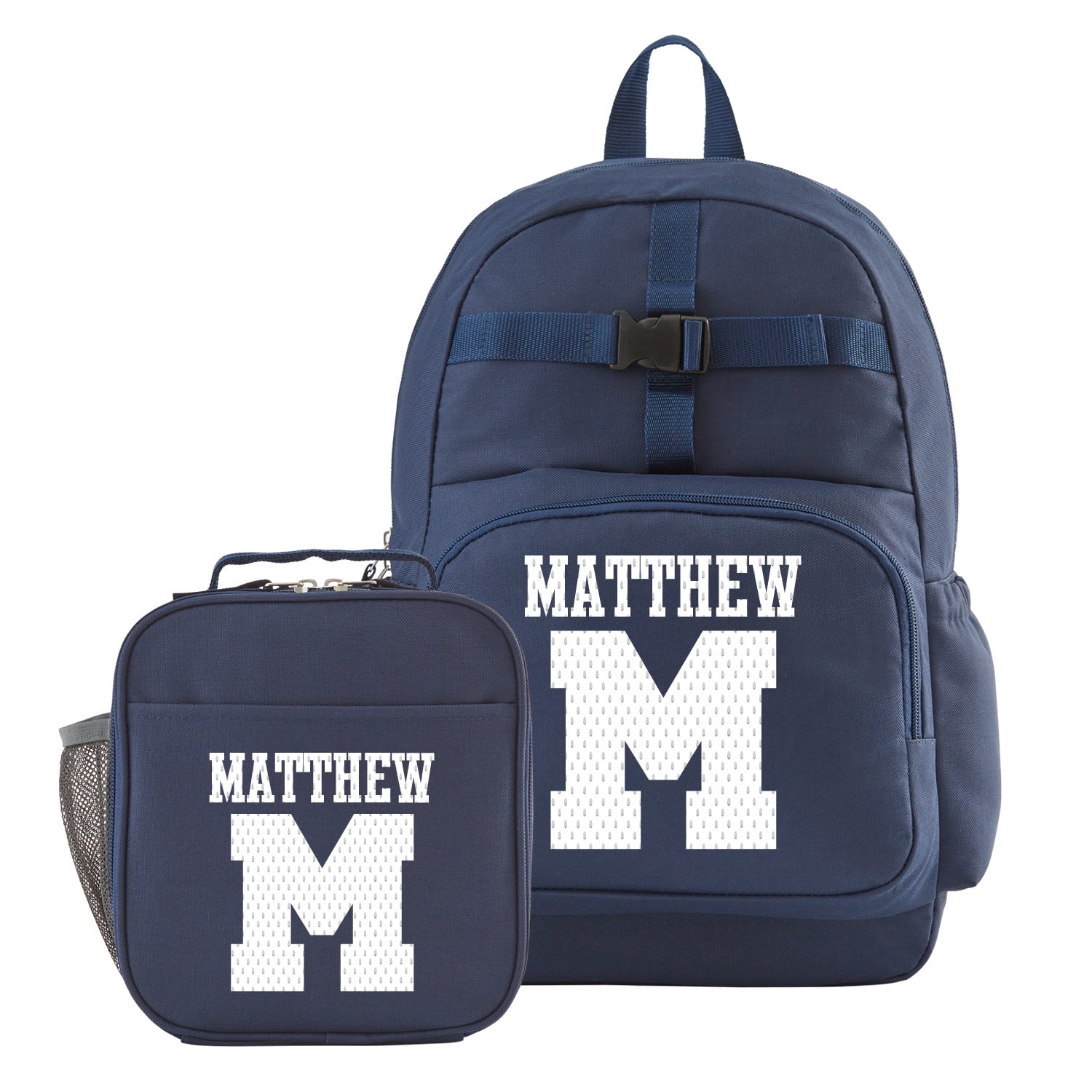 backpack with lunchbox
