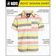 thumbnail image 2 of Body Glove Boys' Woven Shirt - Short Sleeve Button Down Summer Beach Shirt (1 or 2 Pack, S-XL), 2 of 7