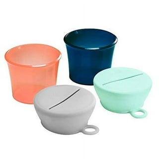 Boppabug, Toddler Snack Cup with Attached Lid, Collapsible Silicone Snack  Container