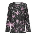 thumbnail image 5 of HAiming T-Shirts de Noël pour Femmes Grande Taille Manches Longues Col Rond Tuniques Graphiques de Noël pour Fête, 5 of 5