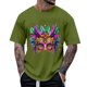thumbnail image 1 of Tops para hombre, blusas y camisas de manga corta con cuello redondo para hombre, camisetas casuales con estampado de moda para hombre, blusa de manga corta, blusa de poliéster para hombre., 1 of 5