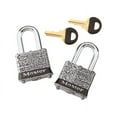 thumbnail image 2 of Master Lock 1-9/16in (40mm) Wide Rust-Oleum® Certified Laminated Steel Pin Tumbler Padlock; 2-Pack, 2 of 7