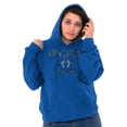 thumbnail image 3 of North Carolina Footprint Stencil Cool Unisex Plus Fleece Graphic Hoodie Brisco Brands 4X, 3 of 5