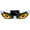 Y3 yellow red-yellow, variant on Solar Dynamic Eye Car Warning Light ABS LED Waterproof for RV SUV Motorcycle