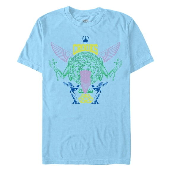 Men's Crooks & Castles Abstract Medusa Logo Graphic T-Shirt