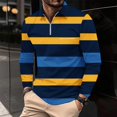 thumbnail image 1 of DecSea Men's Quarter Zip Up Sweaters Slim Fit Lightweight Mock Neck Pullover Casual Polo Sweaters, 1 of 5