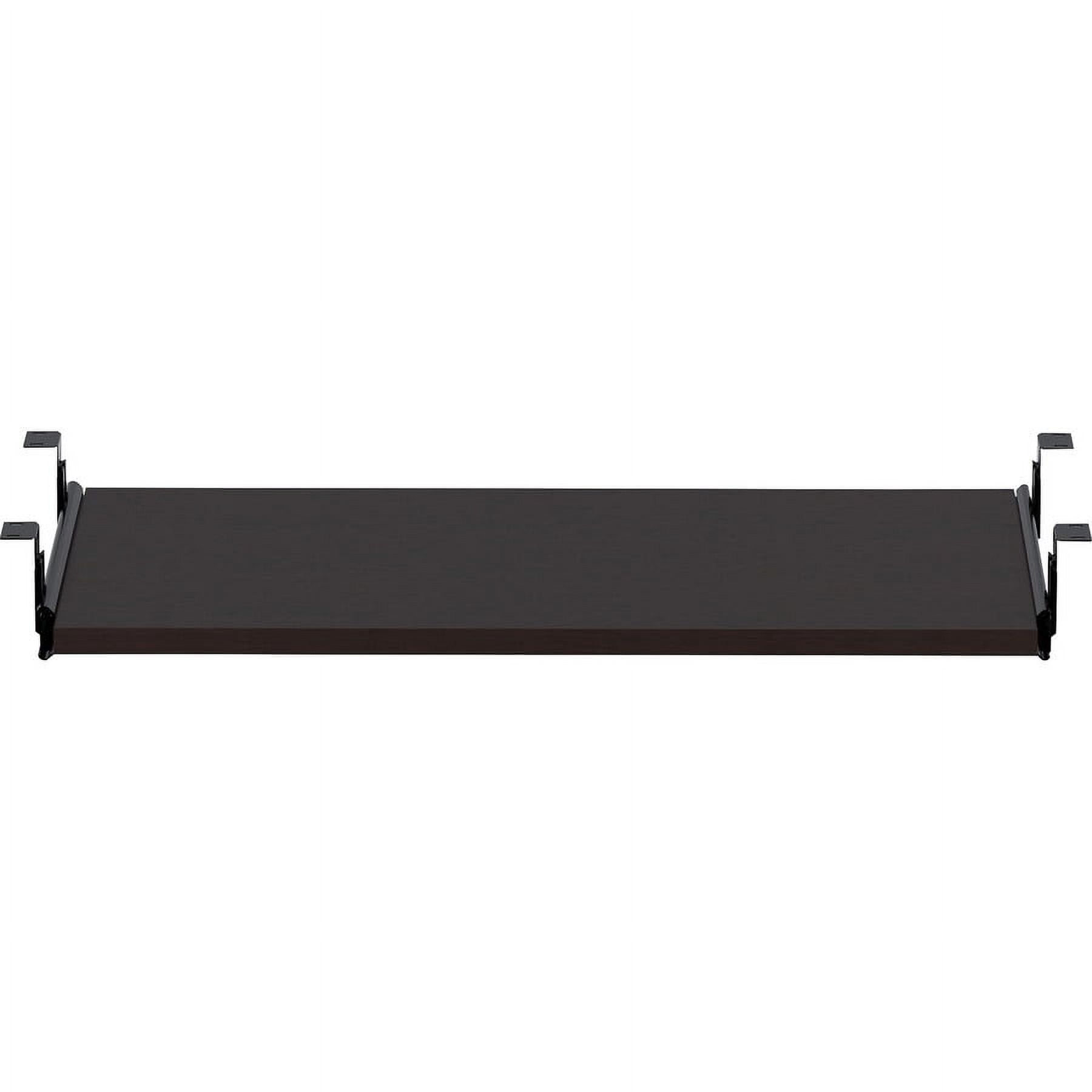Lorell Essential Series Keyboard Tray - 26" X 15" X 0.8" - Finish: Espresso