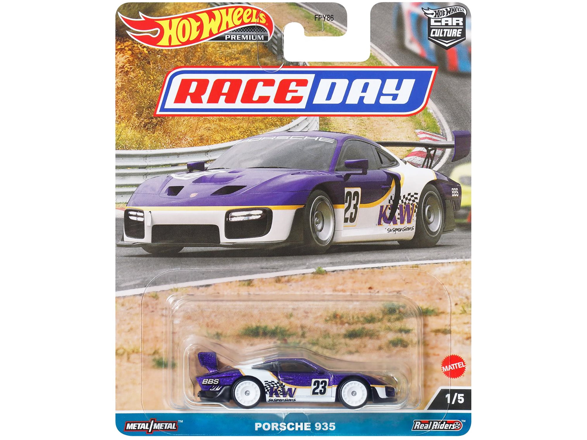 Hot Wheels Diecast Race Day 5 Car Set, Model Cars, Car Culture
