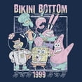 thumbnail image 2 of Mens SpongeBob SquarePants Vintage Bikini Group Shot T Shirt, 2 of 5
