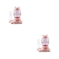 thumbnail image 3 of Methold Alimentador automático Suministros para mascotas Bebedero Tamaño compacto Multiusos Comodidad Accesorios para el hogar Cat Gravity Rosa 2Conjunto, 3 of 6