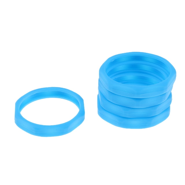 5pcs Micrófono deslizante de protección Mic de silicona Azul