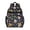 Skull and Sombrero, variant on Sun and Moon Gothic Pattern Backpack for School, Cute School Bag with Adjustable Shoulder Straps and Padded Back, 15.25"x11.5"x5.25"