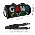 thumbnail image 4 of ZICANCN Games Over Dots Travel Duffle Bag, Sports Tote Gym Bag Weekenders Bags for Women Men, 4 of 8