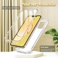 thumbnail image 4 of Meshine Compatible with iPhone 13 Pro Max Case,10FT Military Grade Drop Protection,Built with Screen Protector,Rugged Protective Cover with Fashionable Designs for Women Girls,Butterfly, 4 of 6