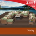 thumbnail image 2 of Tuscan 17 Piece Outdoor Wicker Patio Furniture Set 17b, 2 of 7