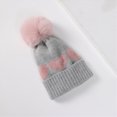 thumbnail image 2 of Newborn Baby Beanie Thickened Cute Warm Knit Cute Hat Winter Warm Cap Baby Beanies Hat One Size, 2 of 6