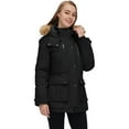 thumbnail image 5 of Wantdo Women's Plus Size Jacket Warm Winter Coat Thickened Parka Coat Black 2XL, 5 of 10
