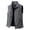 Dark Gray, variant on Mens Summer Sleeveless Vest - Lightweight Quick Dry with Pockets, Khaki, Big and Tall up to 5XL,Size L