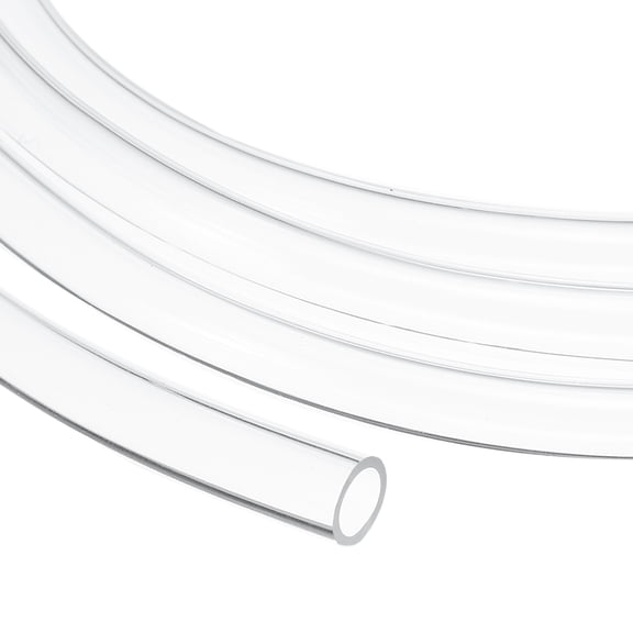 Uxcell Clear Tubing, 9mm ID x 13mm OD - 8.5ft Tube Lightweight Vinyl Hose, Transparent Flexible Plastic Water Tubing for Air Oil Water Transfer Aquarium Irrigation