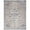 Beige & Gray, variant on 4 x 6 ft. Blue & Red Oriental Traditional Power Loomed Distressed Washable Non Skid Rectangle Area Rug