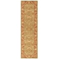 thumbnail image 2 of Safavieh Golden Jaipur Dreda Bordered Wool Runner Rug, Green/Rust, 2'3" x 16', 2 of 9