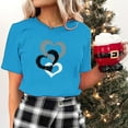 thumbnail image 4 of Funicet Chemises pour Femmes, Shorts pour Femmes, T-Shirt à Manches Courtes Col Rond Imprimé Décontracté Ample, Chemises à Manches Courtes pour Femmes, Chemises à Manches Courtes pour Femmes, 4 of 6