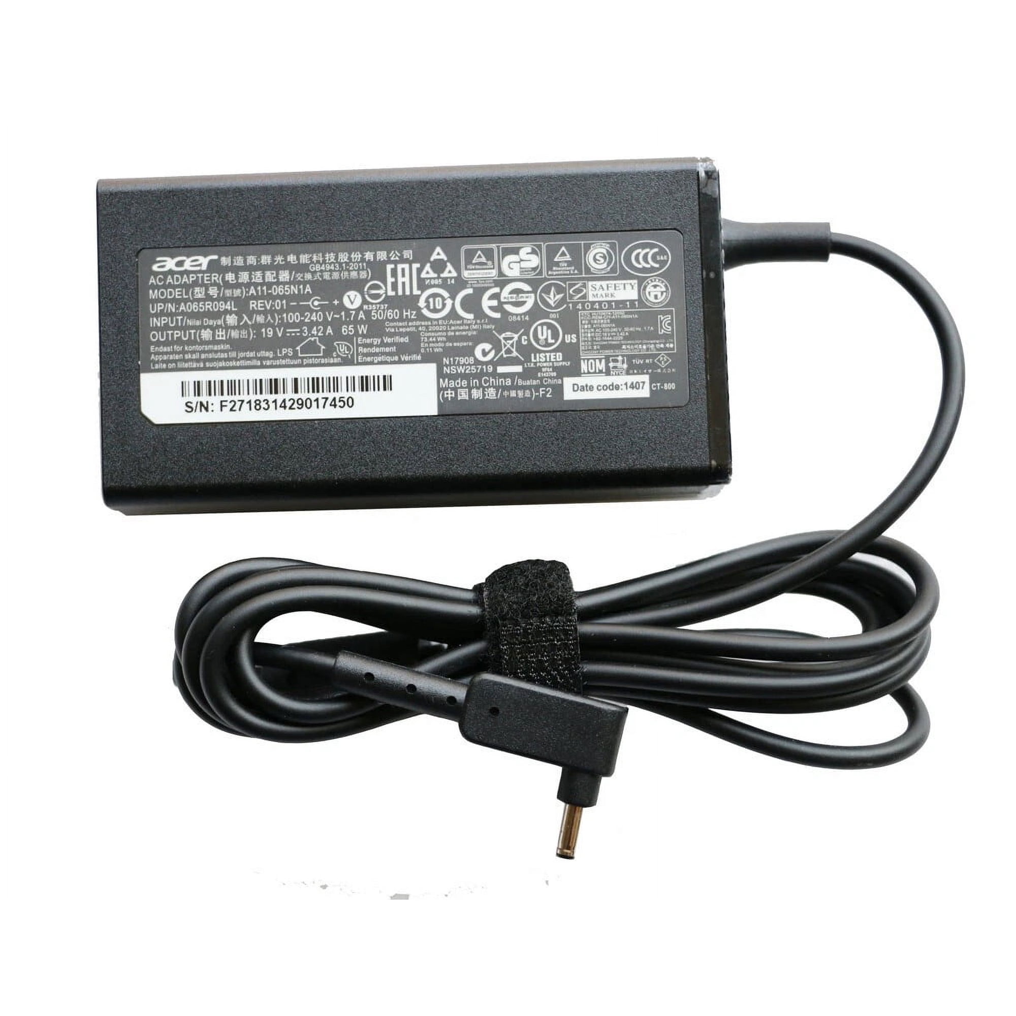 Chargeur 65W Pour Acer Aspire 5732 - 19V 3.42A - Adaptateur Secteur Neuf Générique