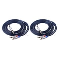 thumbnail image 4 of Monstrate Adaptador de Cable de Audio TRS Dual RCA de 6,35mm conector mezclador de instrumentos de estudio accesorios Multimedia de micrófono de 3 metros 2Conjunto, 4 of 6