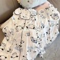 thumbnail image 1 of Pijama Kawaii Sanrio de Hello Kitty, conjunto de pijama de primavera y otoño, dibujos animados, bonito regalo para estudiantes, manga larga, cálido, muebles para el hogar, 1 of 4