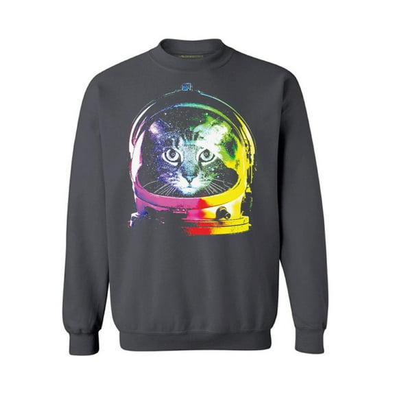 Awkward Styles Cat Crewneck Sweater Space Pet Sweatshirts