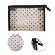 thumbnail image 4 of Unique Bargains 1 Pc Bolsa de Maquillaje Ligera para Vacaciones Tela de Malla Beige 8.46"x3.35"x5.71", 4 of 5