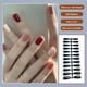 thumbnail image 4 of Soidarity Uñas postizas largas, cortas, de mano, coloridas, para manicura de uñas, bricolaje, para el hogar, pequeñas manicuras, puntas de Juegos de manicura Verde oscuro, 4 of 5