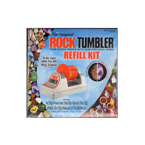 The Original Rock Tumbler refill kit (pack of 2)