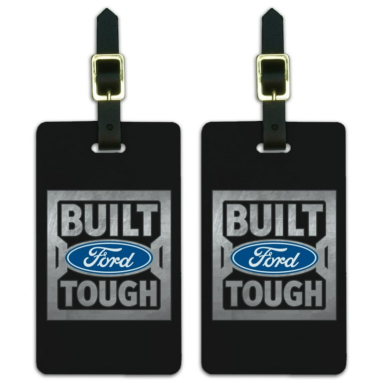 Tough luggage sales tags