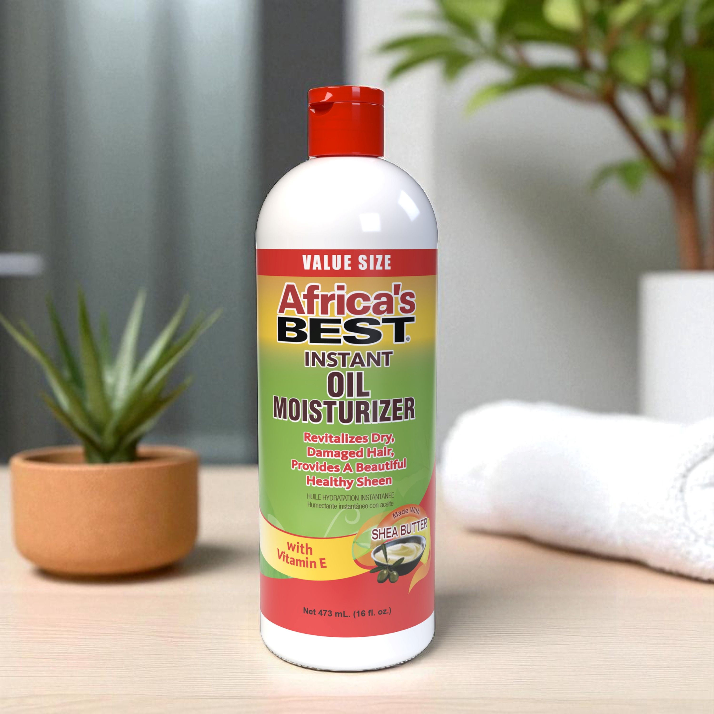 Africa’s Best Instant Oil Moisturizer, 16 fl oz