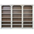 thumbnail image 6 of Martin Furniture Durham Three Rustic Open 8' Wood Bookcases, White, 6 of 6