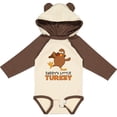 thumbnail image 3 of Inktastic Daddy's Little Turkey Boys or Girls Long Sleeve Baby Bodysuit, 3 of 5